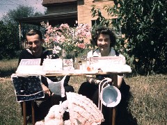 Ben, Alice Haydock Bennett; baby shower for Ruth